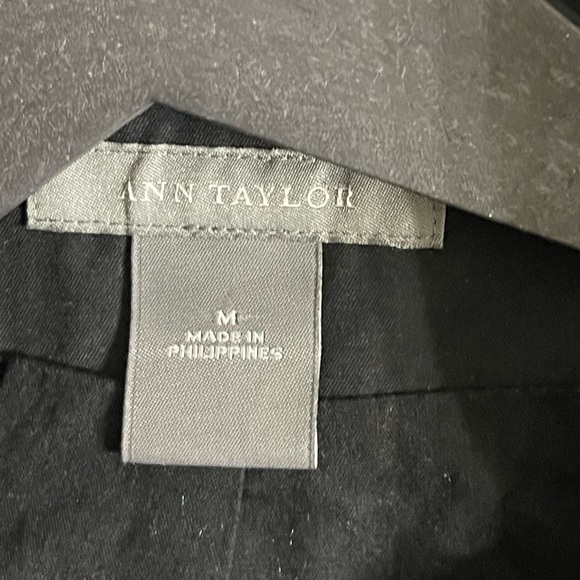 Y2K Ann Taylor Business Casual Black 3/4 Sleeve Button Up Jacket Size‎ Medium - Picture 12 of 12
